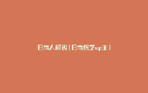 日本人解说(日本综艺up主)