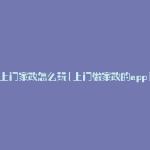 上门家政怎么玩(上门做家政的app)