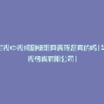 华人影视中视频剧情混剪课程是真的吗(华人影视传媒有限公司)