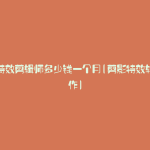 一般特效剪辑师多少钱一个月(剪影特效软件制作)