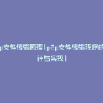 p2p文件传输原理(p2p文件传输程序的设计与实现)