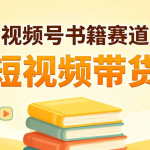 视频号书籍赛道短视频带货